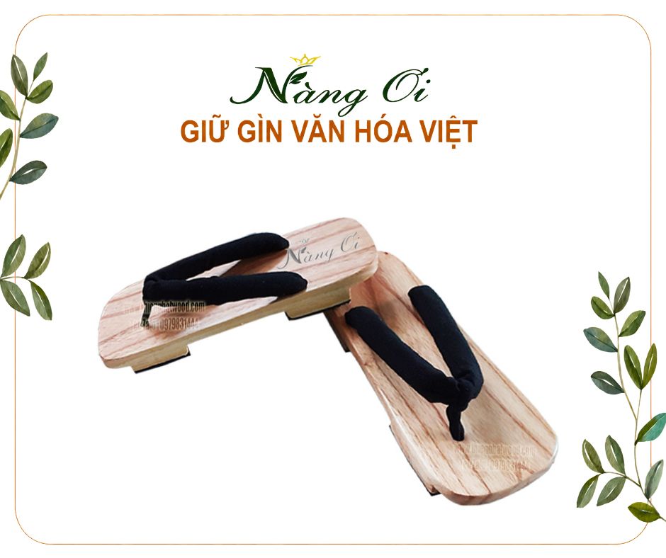 guốc gỗ geta
